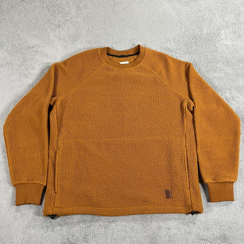 Topo Designs Brown Fleece Sweatshirt